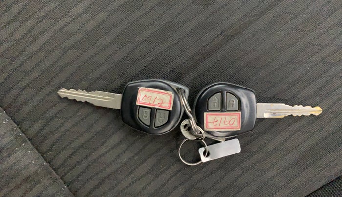 2017 Maruti Baleno DELTA CVT PETROL 1.2, Petrol, Automatic, 59,589 km, Key Close Up