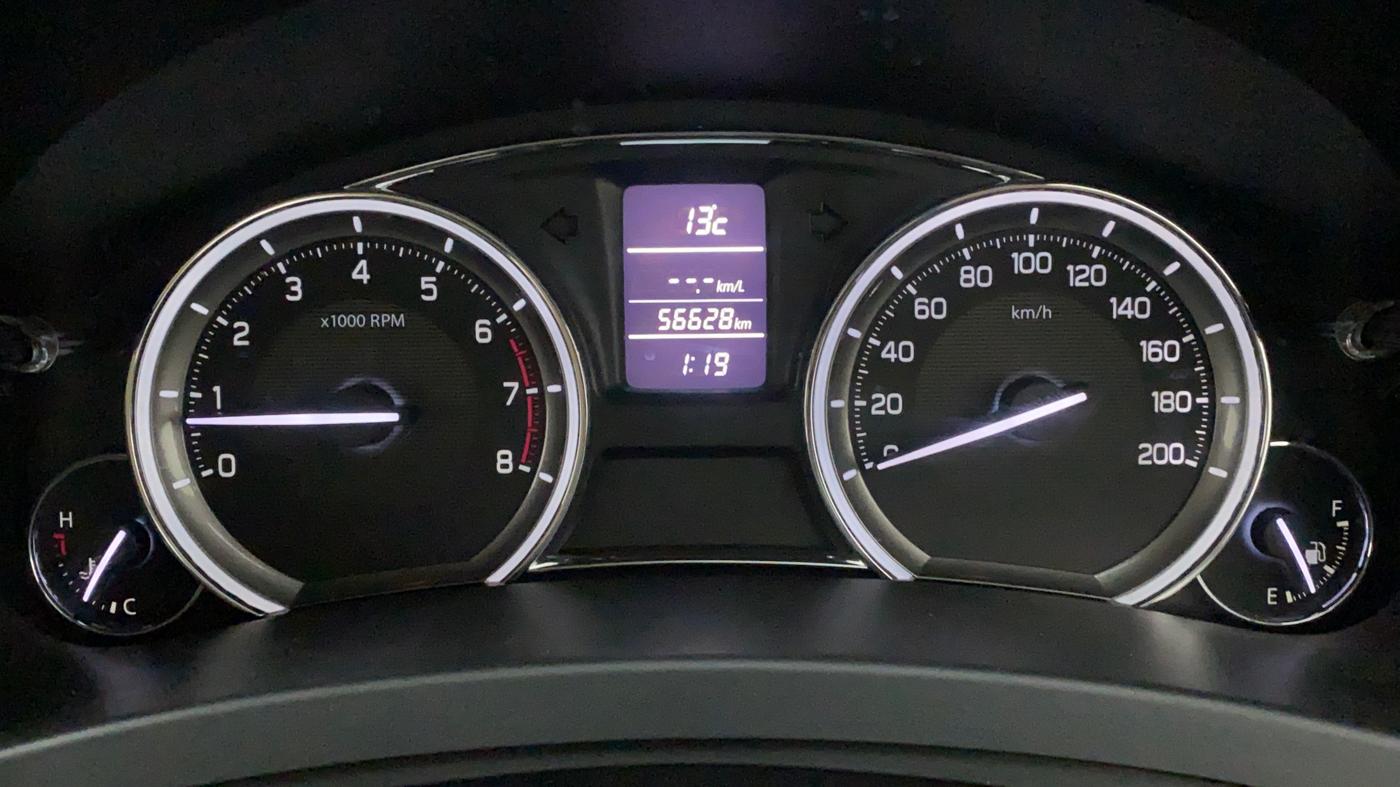 2015 Maruti Ciaz VXI PLUS, Petrol, Manual, 56,914 km, Odometer Image