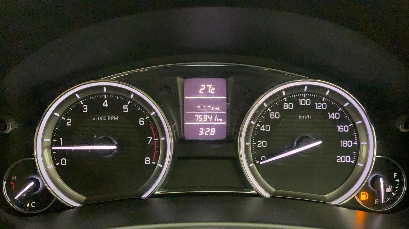 2016 Maruti Ciaz ZXI+, Petrol, Manual, 76,083 km, Odometer Image