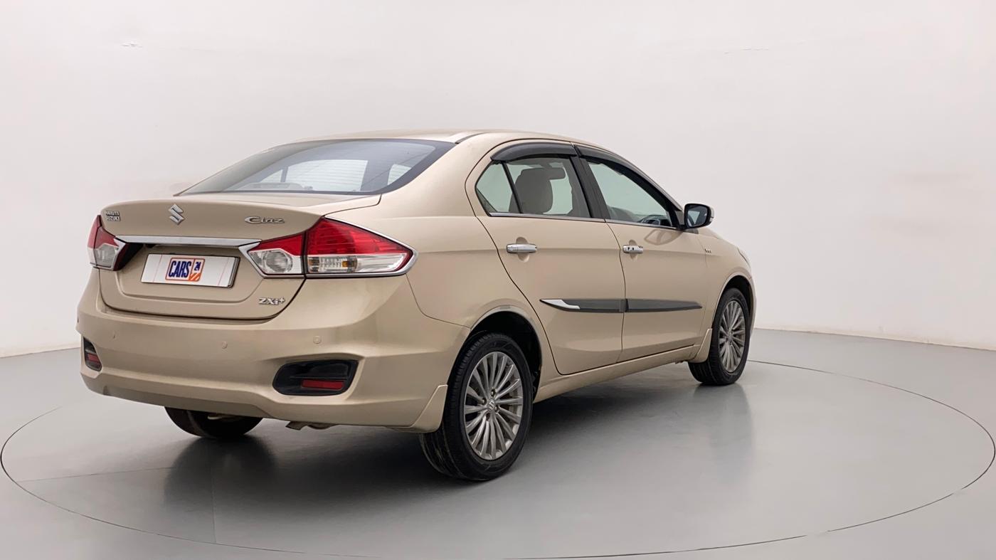 2016 Maruti Ciaz ZXI+, Petrol, Manual, 76,083 km, Right Back Diagonal