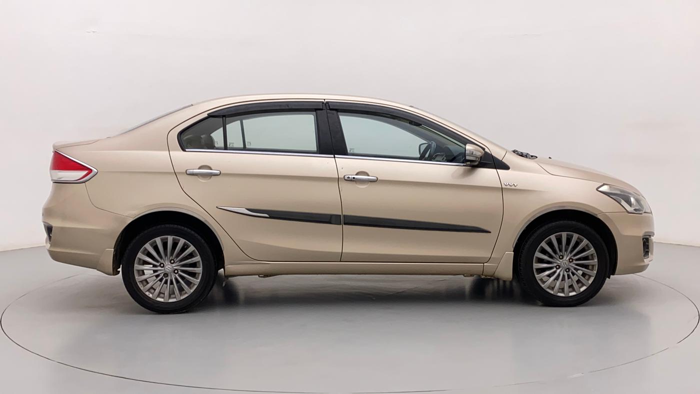 2016 Maruti Ciaz ZXI+, Petrol, Manual, 76,083 km, Right Side View