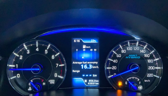 2021 Maruti Ciaz DELTA 1.5 SHVS MT PETROL, Petrol, Manual, 43,924 km, Odometer Image