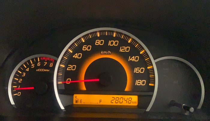 2015 Maruti Wagon R 1.0 VXI, Petrol, Manual, 28,126 km, Odometer Image