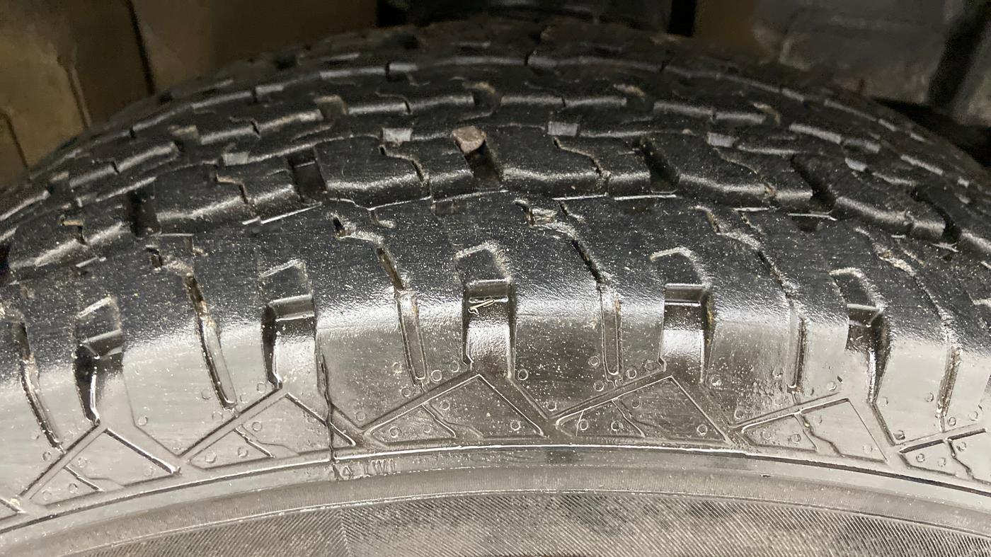 2021 Mahindra Thar LX D 4*4 MT HT, Diesel, Manual, 8,222 km, Right Front Tyre Tread