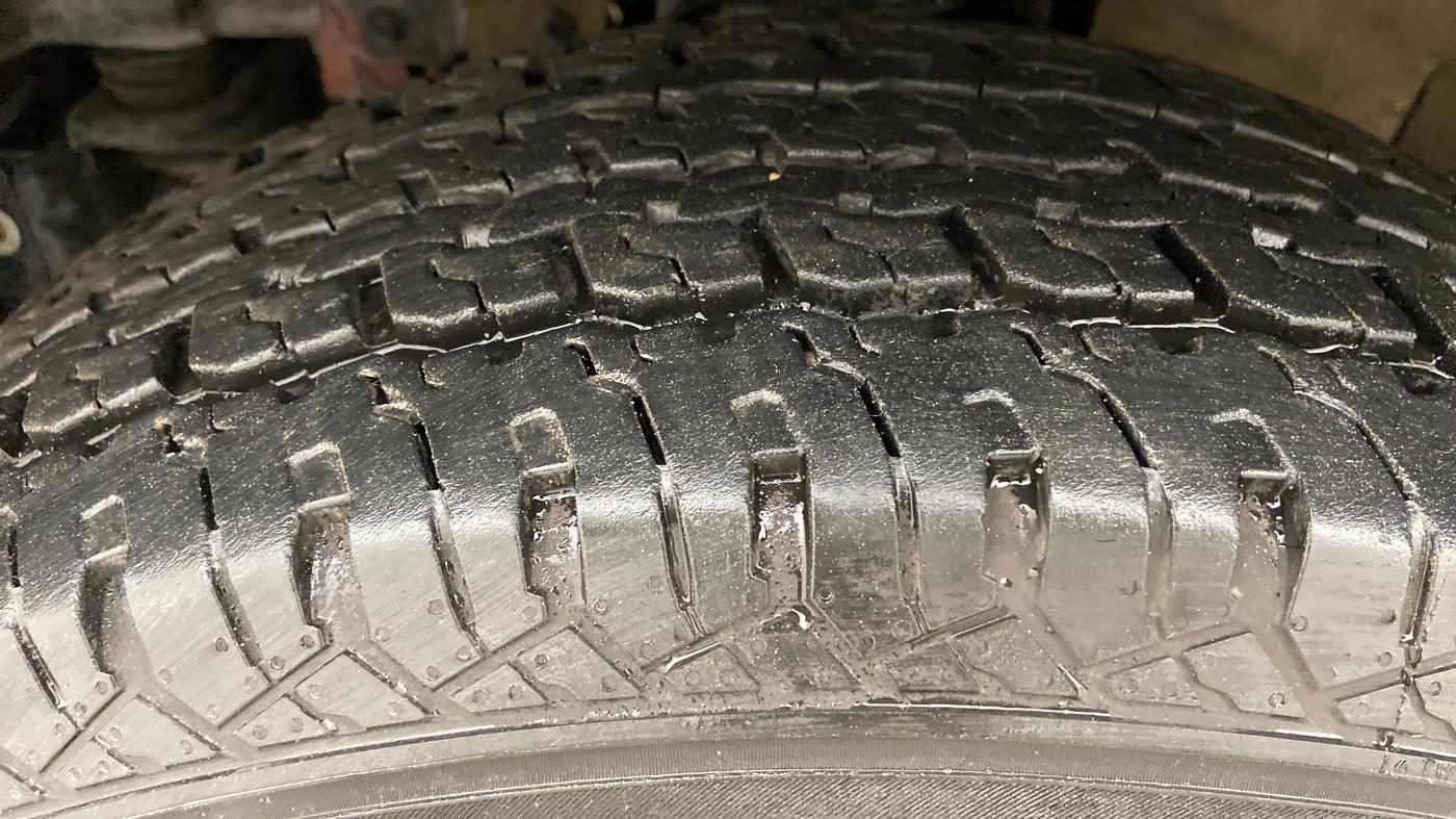 2021 Mahindra Thar LX D 4*4 MT HT, Diesel, Manual, 8,222 km, Left Front Tyre Tread