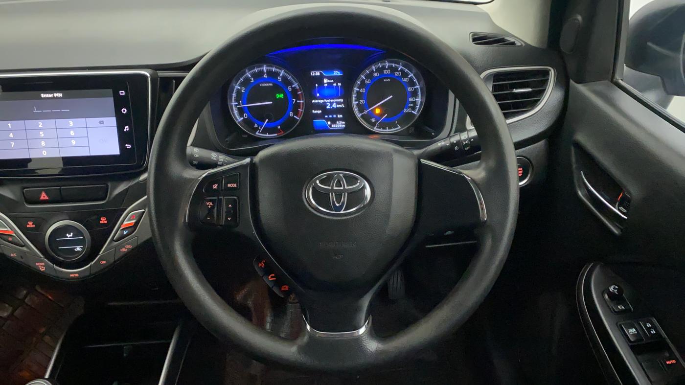 2020 Toyota Glanza G, Petrol, Manual, 83,209 km, Steering Wheel Close Up
