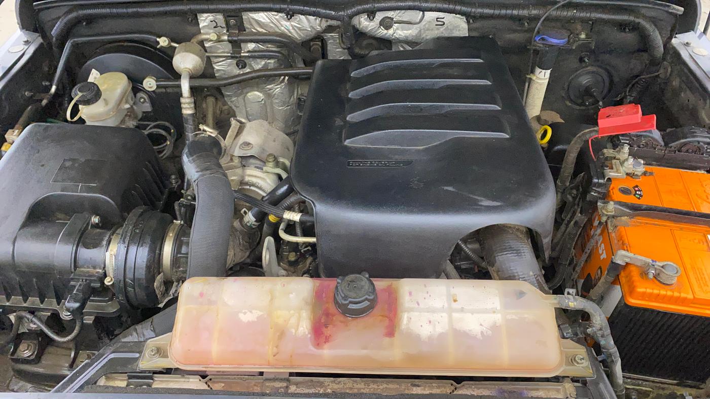 2021 Mahindra Thar LX PETROL HT 4WD AT, Petrol, Automatic, 74,840 km, Engine View