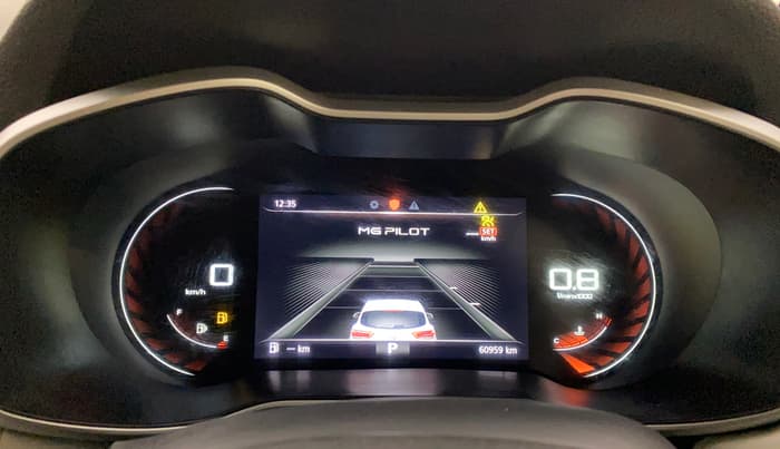 2022 MG ASTOR SAVVY 1.5 CVT, Petrol, Automatic, 60,958 km, Odometer Image