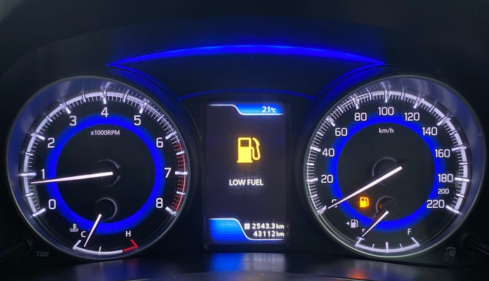 2016 Maruti Baleno ZETA PETROL 1.2, Petrol, Manual, 43,164 km, Odometer Image