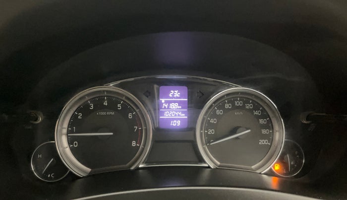 2018 Maruti Ciaz DELTA 1.4 MT PETROL, Petrol, Manual, 1,02,002 km, Odometer Image
