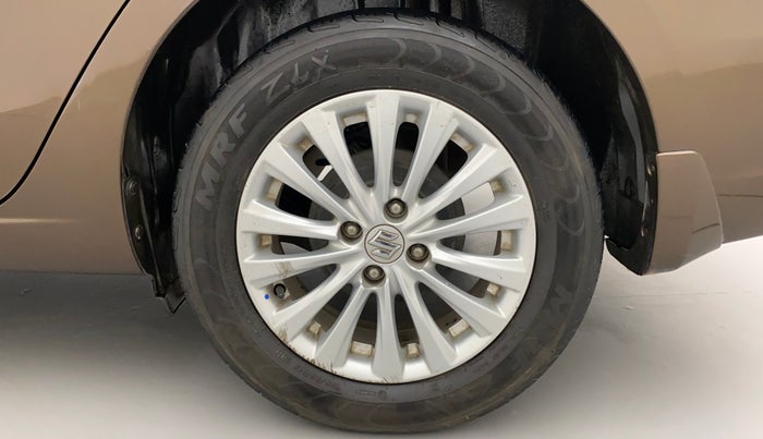 2018 Maruti Ciaz ZETA 1.4  AT PETROL, Petrol, Automatic, 85,512 km, Left Rear Wheel