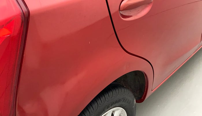 2011 Toyota Etios Liva V, Petrol, Manual, 27,013 km, Right quarter panel - Minor scratches