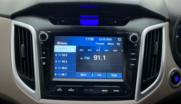 2018 Hyundai Creta 1.6 SX AT PETROL, Petrol, Automatic, 63,972 km, Infotainment System