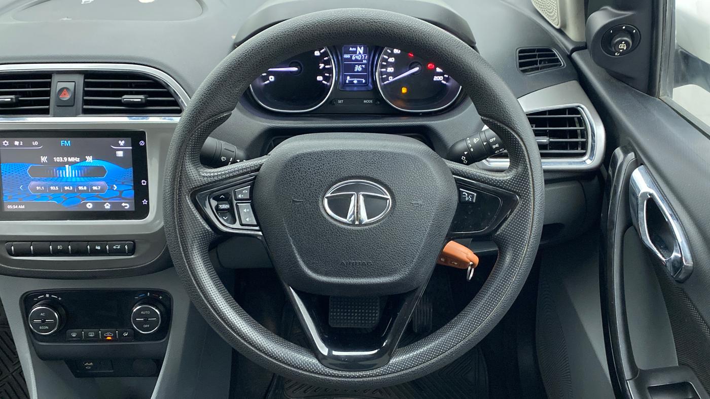 2019 Tata TIGOR XZA PLUS PETROL, Petrol, Automatic, 64,071 km, Steering Wheel Close Up