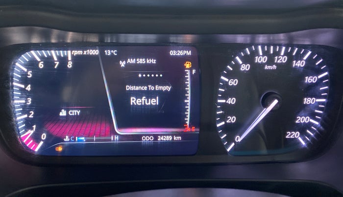 2020 Tata ALTROZ XZ 1.2, Petrol, Manual, 24,268 km, Odometer Image