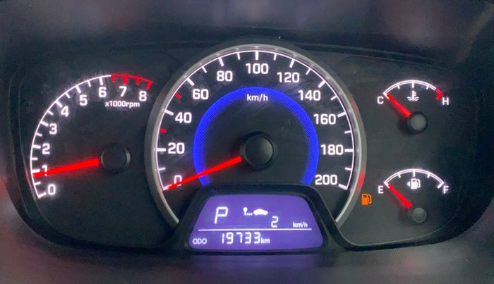 2017 Hyundai Grand i10 SPORTZ (O) AT 1.2 KAPPA VTVT, Petrol, Automatic, 19,767 km, Odometer Image