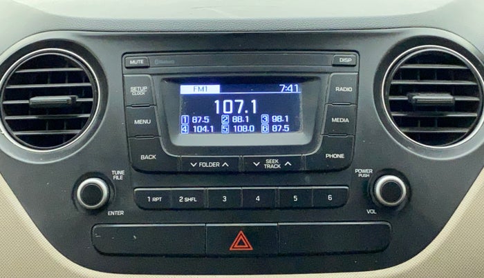 2018 Hyundai Grand i10 MAGNA 1.2 KAPPA VTVT, CNG, Manual, 94,340 km, Infotainment System
