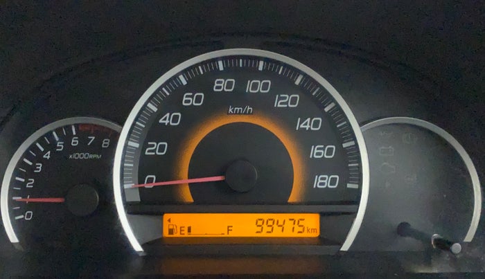 2014 Maruti Wagon R 1.0 VXI, Petrol, Manual, 99,572 km, Odometer Image