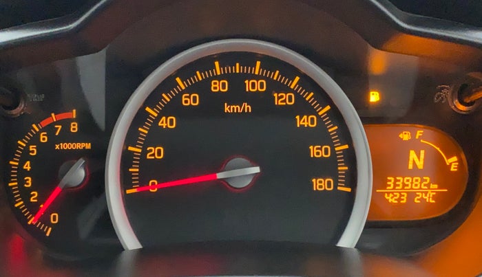 2015 Maruti Celerio VXI AMT, Petrol, Automatic, 34,285 km, Odometer Image
