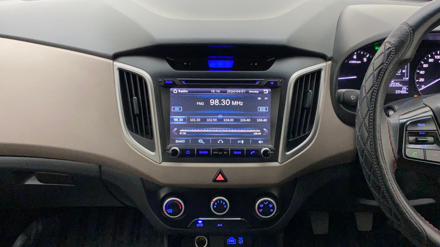 2017 Hyundai Creta E PLUS 1.6 PETROL, Petrol, Manual, 33,488 km, Air Conditioner