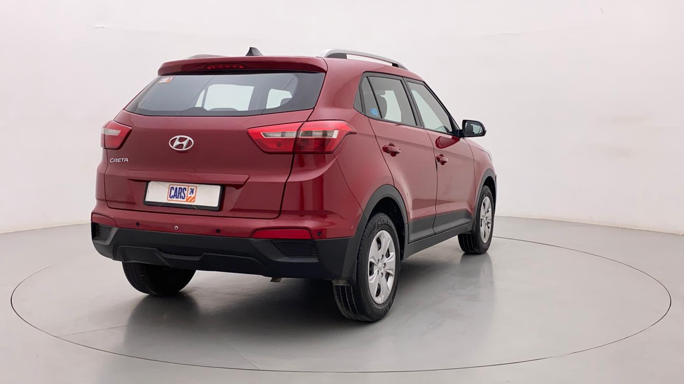 2017 Hyundai Creta E PLUS 1.6 PETROL, Petrol, Manual, 33,488 km, Right Back Diagonal
