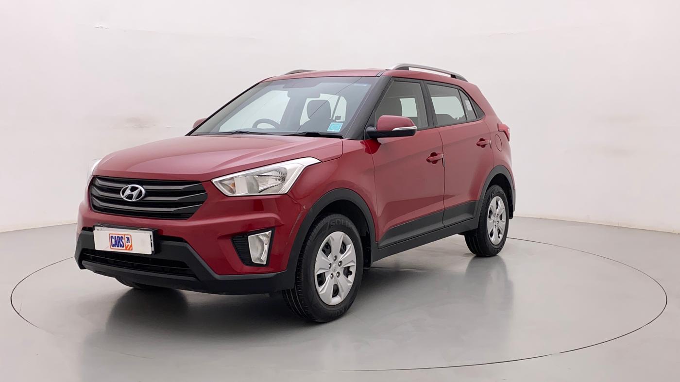 2017 Hyundai Creta E PLUS 1.6 PETROL, Petrol, Manual, 33,488 km, Left Front Diagonal