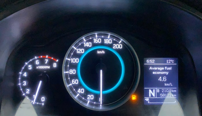 2017 Maruti IGNIS ZETA 1.2 AMT, Petrol, Automatic, 58,257 km, Odometer Image