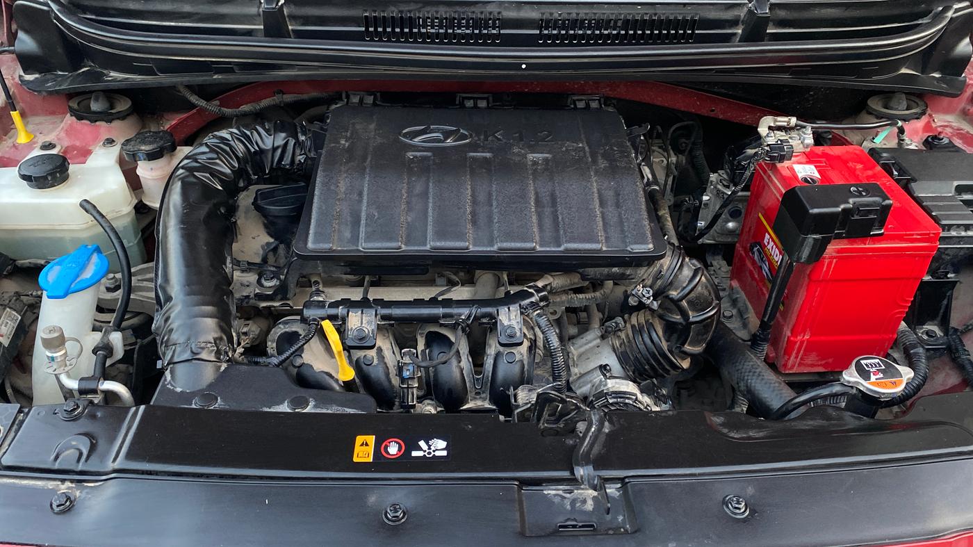 2020 Hyundai AURA SX 1.2 (O), Petrol, Manual, 21,256 km, Engine View