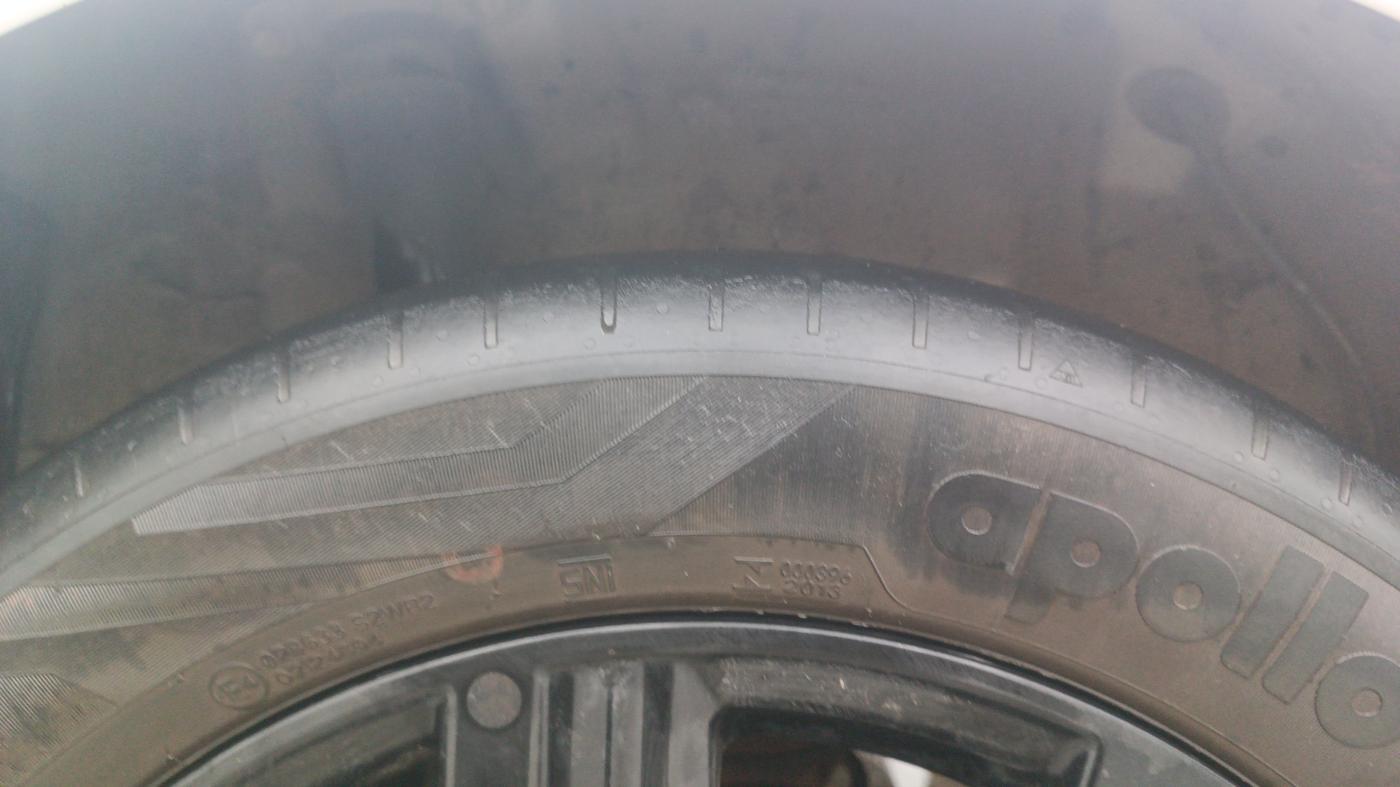2023 Hyundai Verna SX (O) 1.5 TURBO PETROL MT, Petrol, Manual, 35,672 km, Right Rear Tyre Tread