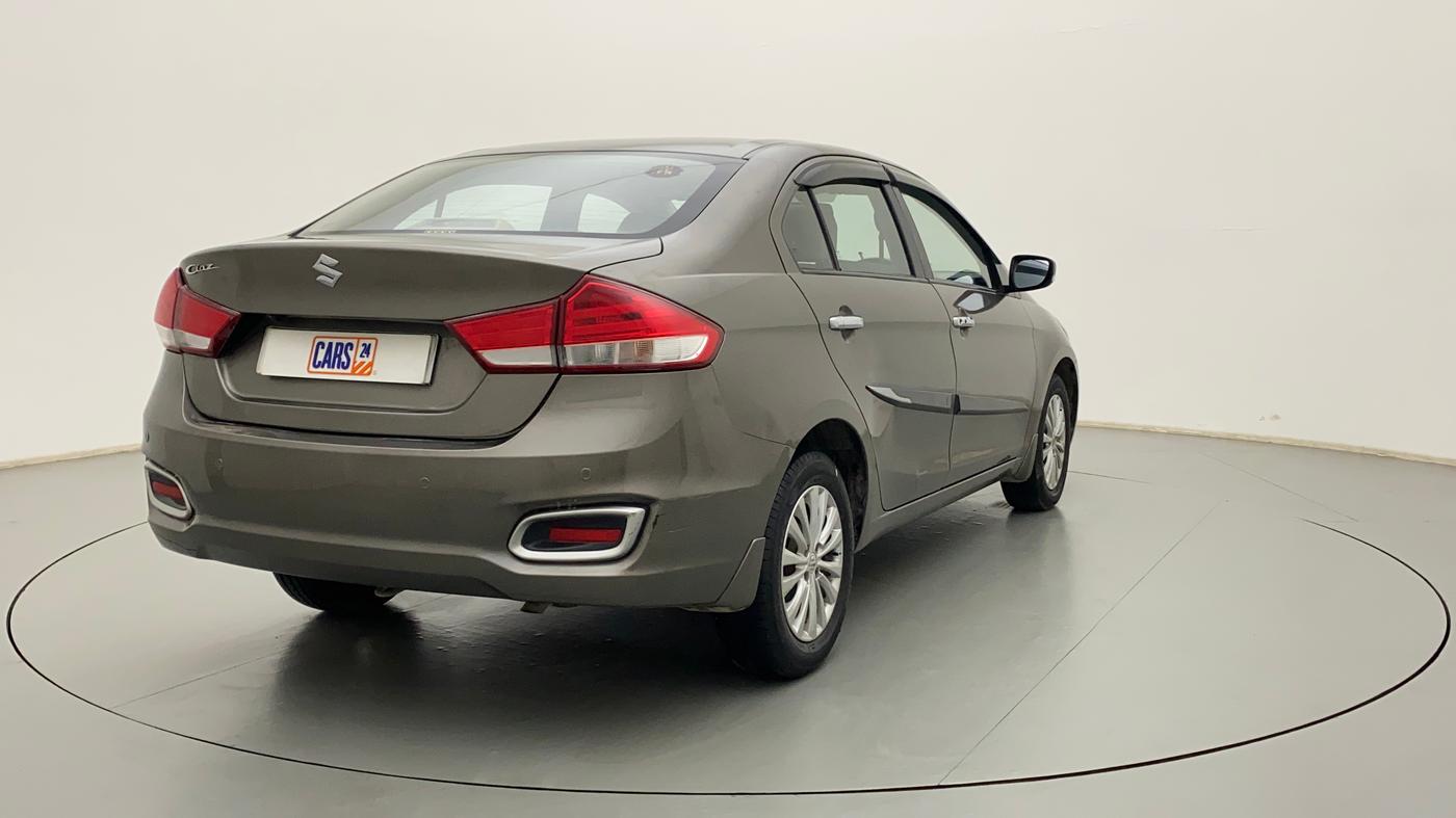 2018 Maruti Ciaz ZETA AT 1.5  SHVS PETROL, Petrol, Automatic, 1,08,941 km, Right Back Diagonal