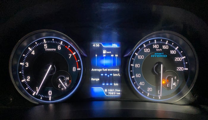 2019 Maruti Ertiga ZXI+ SHVS, Petrol, Manual, 70,619 km, Odometer Image