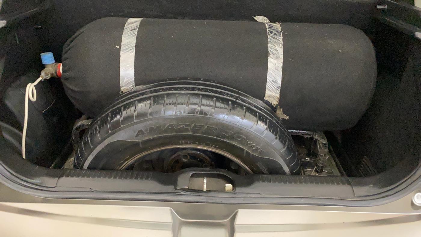 2020 Maruti Swift LXI, CNG, Manual, 1,08,736 km, Boot Inside