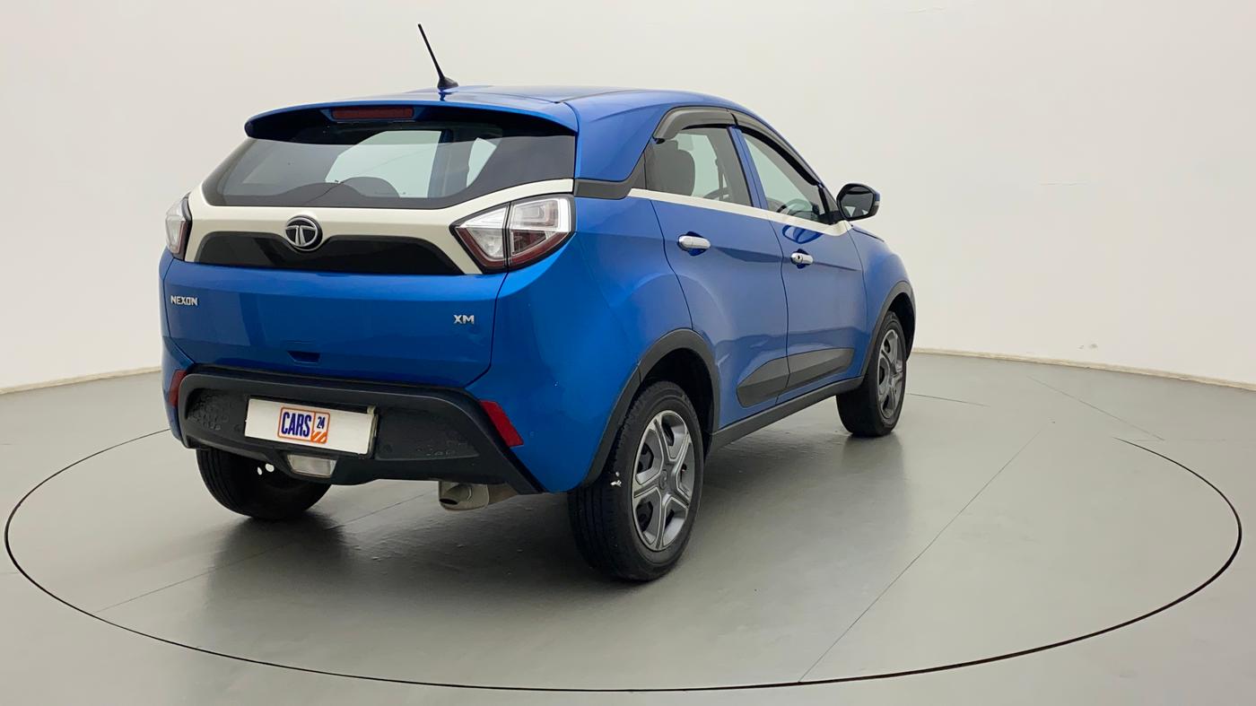 2018 Tata NEXON XM PETROL, Petrol, Manual, 1,01,823 km, Right Back Diagonal