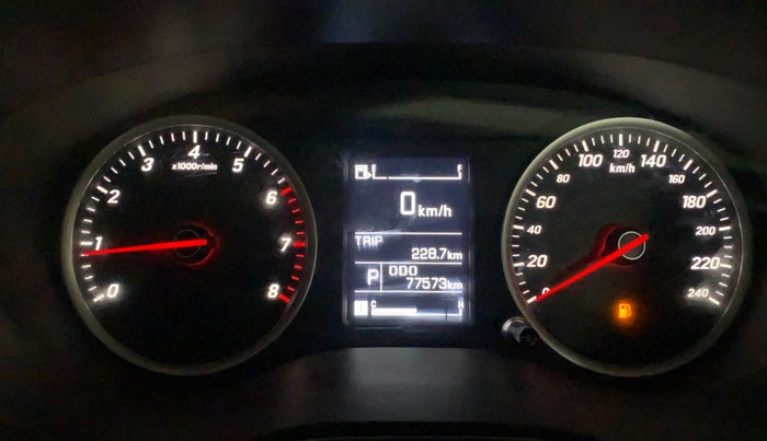 2019 MG HECTOR SMART 1.5 DCT PETROL, Petrol, Automatic, 77,561 km, Odometer Image