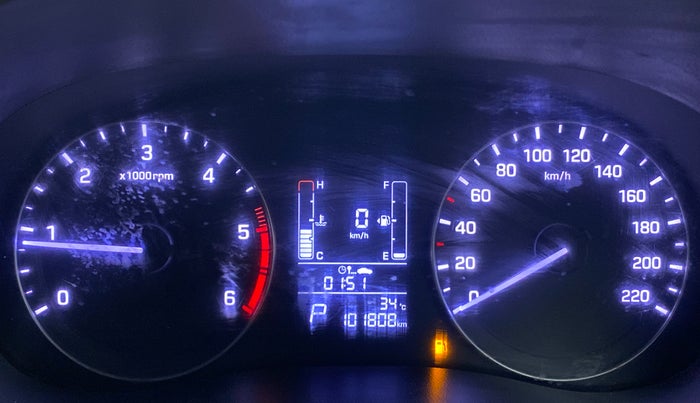 2016 Hyundai Creta SX PLUS AT 1.6 DIESEL, Diesel, Automatic, 1,02,096 km, Odometer Image