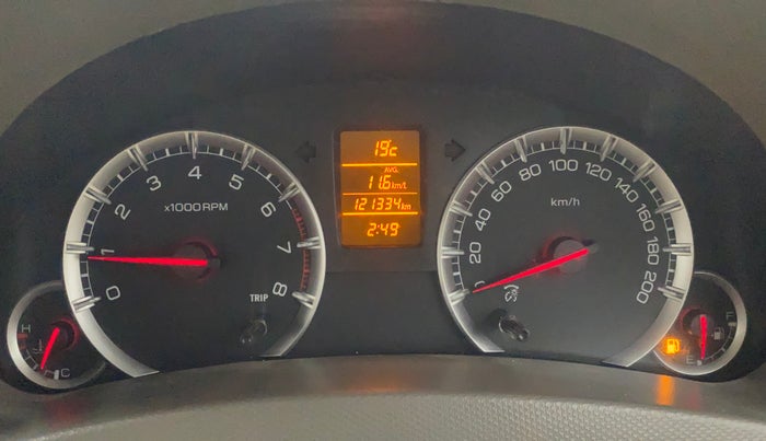 2016 Maruti Ertiga ZXI+, Petrol, Manual, 1,21,290 km, Odometer Image
