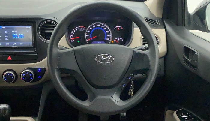 2017 Hyundai Grand i10 MAGNA 1.2 KAPPA VTVT, Petrol, Manual, 24,027 km, Steering Wheel Close Up