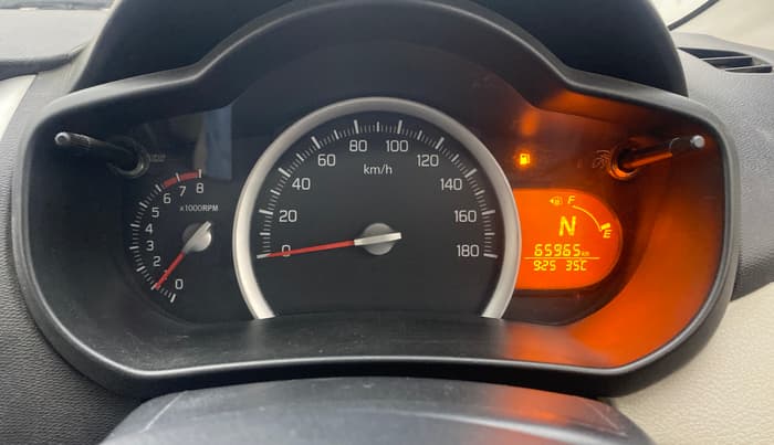2015 Maruti Celerio VXI AMT, Petrol, Automatic, 65,940 km, Odometer Image