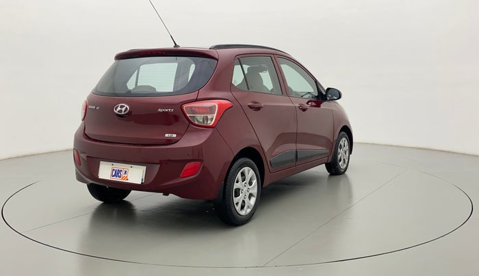 2015 Hyundai Grand i10 SPORTZ 1.2 KAPPA VTVT, Petrol, Manual, 26,466 km, Right Back Diagonal
