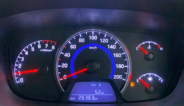 2015 Hyundai Grand i10 SPORTZ 1.2 KAPPA VTVT, Petrol, Manual, 26,466 km, Odometer Image
