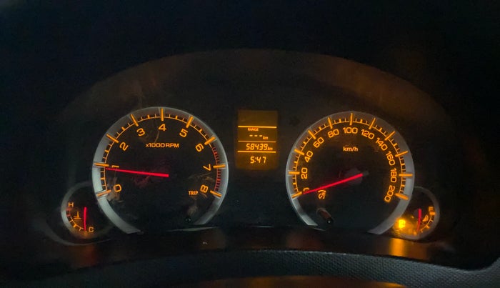 2014 Maruti Swift Dzire VXI, Petrol, Manual, 58,432 km, Odometer Image