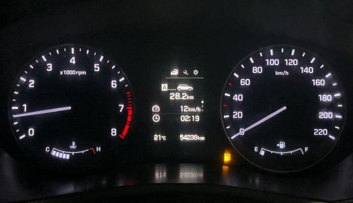 2015 Hyundai Elite i20 ASTA 1.2, Petrol, Manual, 54,223 km, Odometer Image