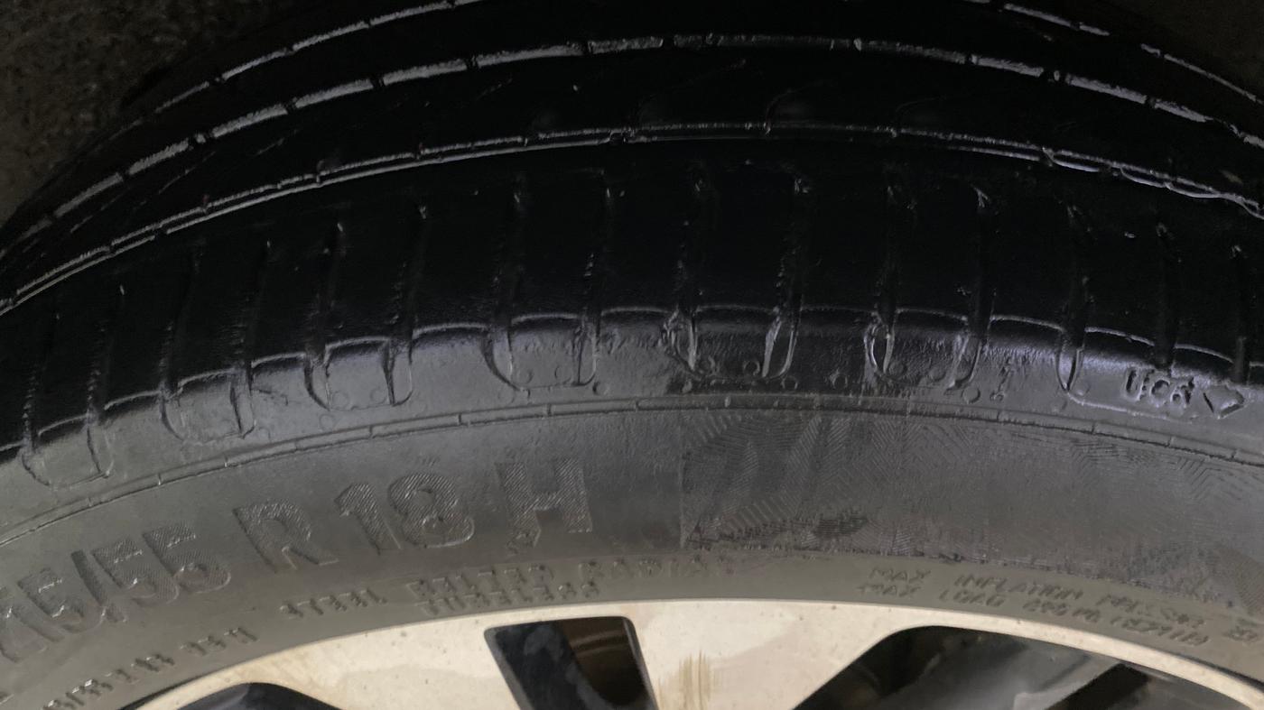 2021 MG HECTOR SHARP 1.5 DCT PETROL, Petrol, Automatic, 50,766 km, Left Rear Tyre Tread