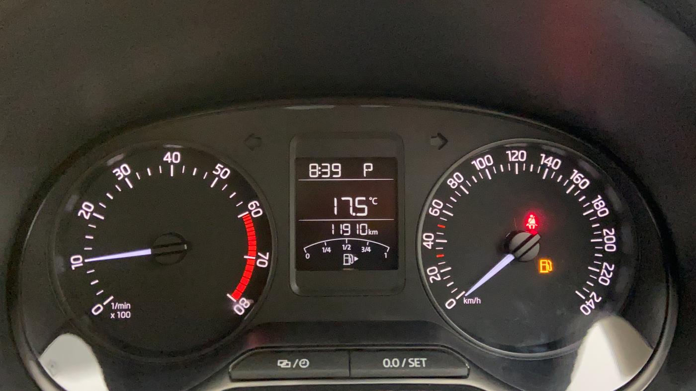 2020 Skoda Rapid ACTIVE 1.0 TSI AT, Petrol, Automatic, 11,881 km, Odometer View