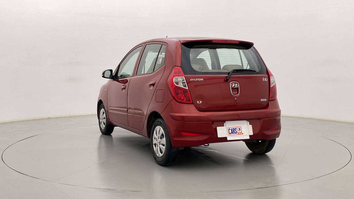 2011 Hyundai i10 SPORTZ 1.2 KAPPA2, Petrol, Manual, 44,760 km, Left Back Diagonal