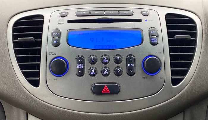 2011 Hyundai i10 SPORTZ 1.2 KAPPA2, Petrol, Manual, 44,760 km, Infotainment System