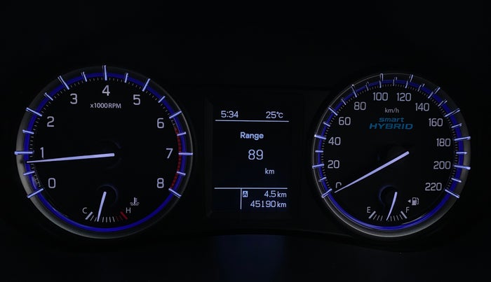 2021 Maruti S Cross ZETA 1.5, Petrol, Manual, 45,187 km, Odometer Image