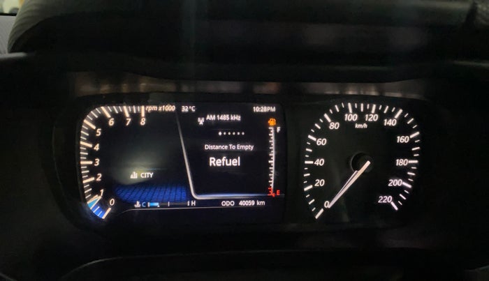 2022 Tata ALTROZ XZ PLUS PETROL DARK EDITION, Petrol, Manual, 40,042 km, Odometer Image