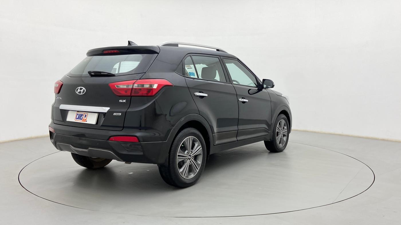 2017 Hyundai Creta SX (O) 1.6 DIESEL, Diesel, Manual, 1,22,535 km, Right Back Diagonal