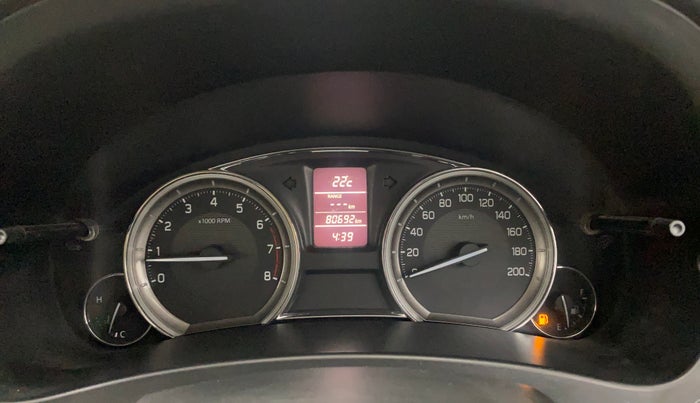 2016 Maruti Ciaz ZXI, Petrol, Manual, 80,686 km, Odometer Image